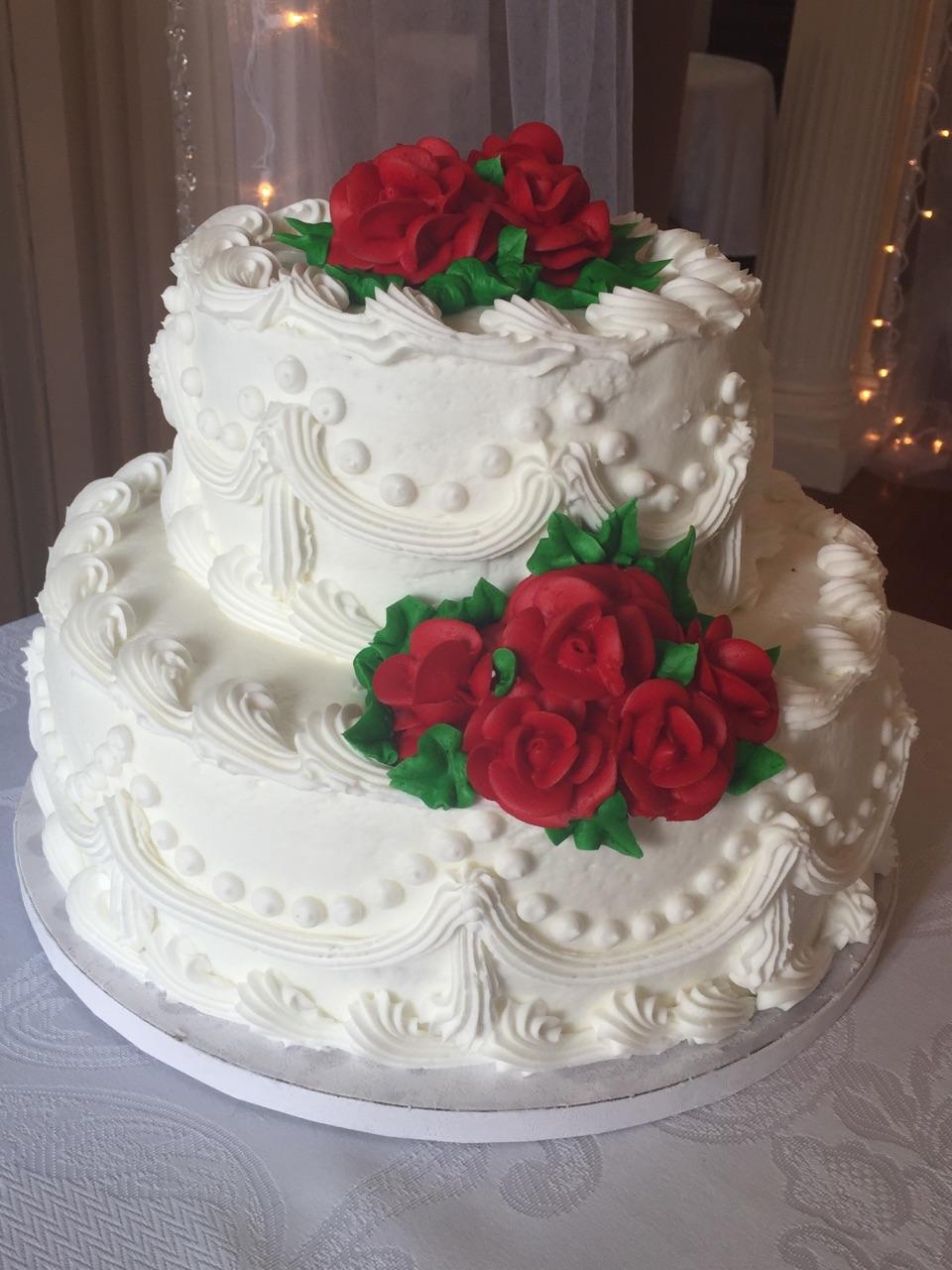 Wedding Cake with Buttercream Icing Wedding Cake with Buttercream Icing