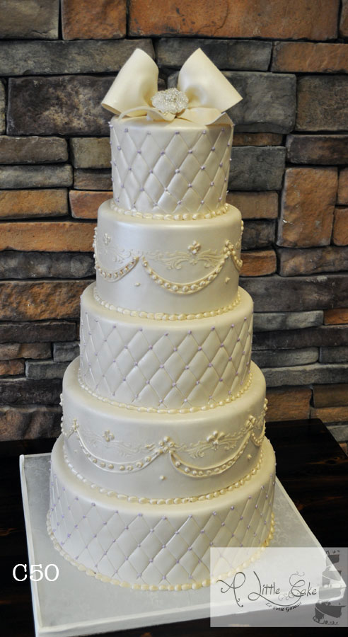 Wedding Cakes with Fondant