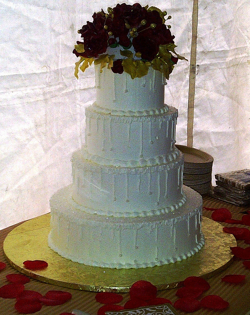 Winter Theme Wedding Cake