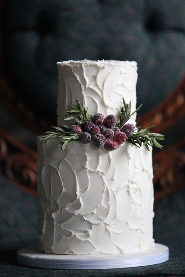 Winter Wedding Cake