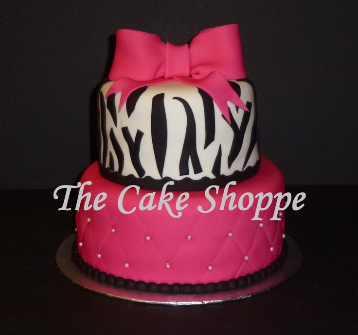 Zebra Print Cake