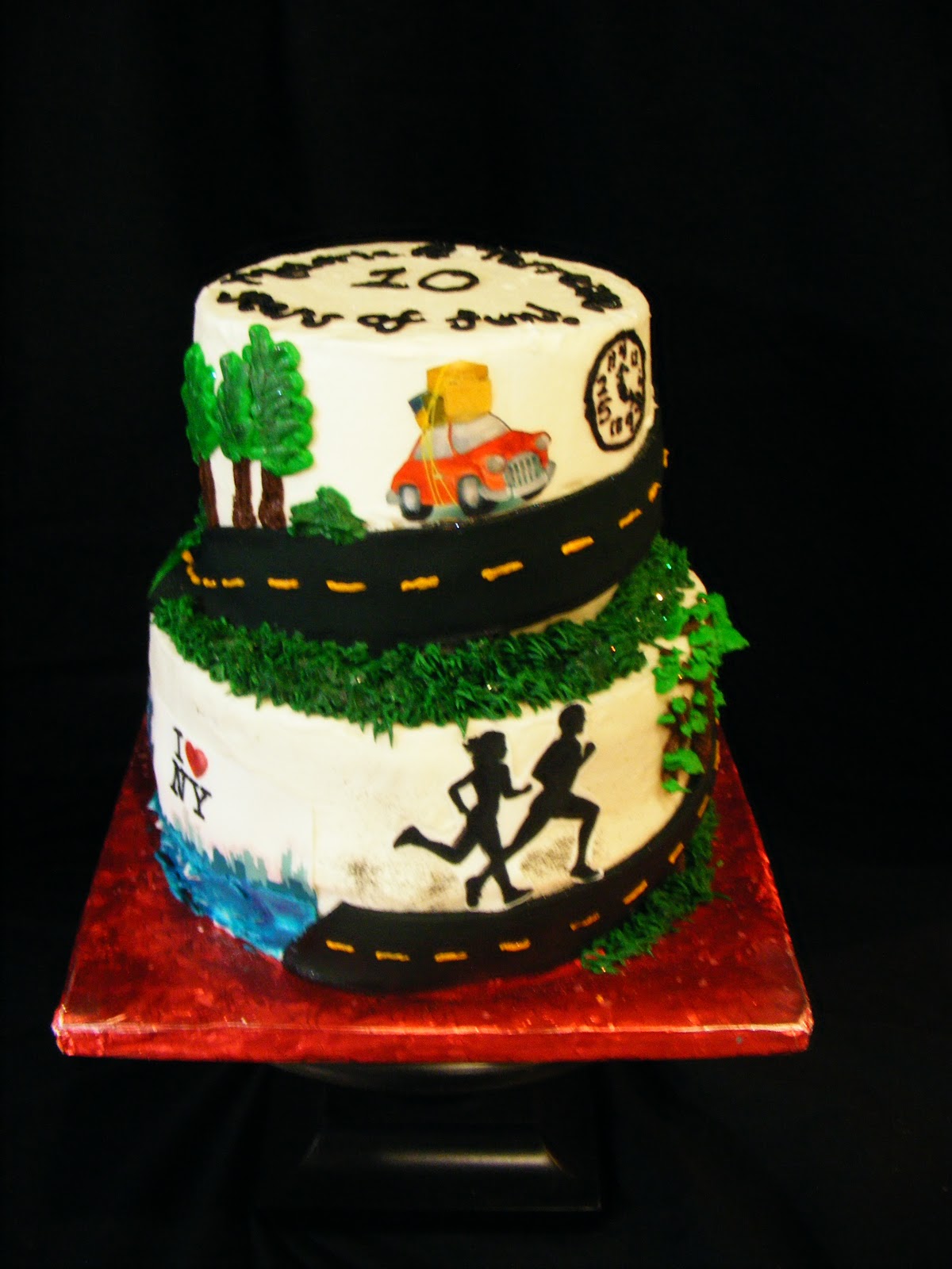 10 Year Wedding Anniversary Cakes