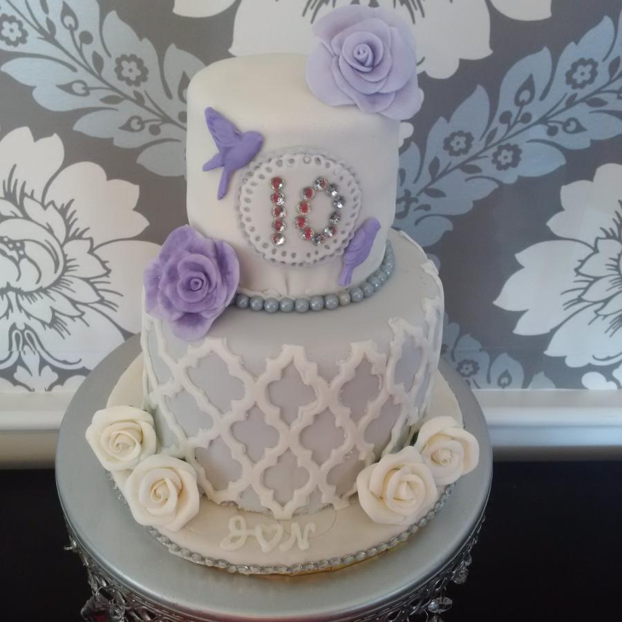 10th Anniversary Cake 10th Anniversary Cake