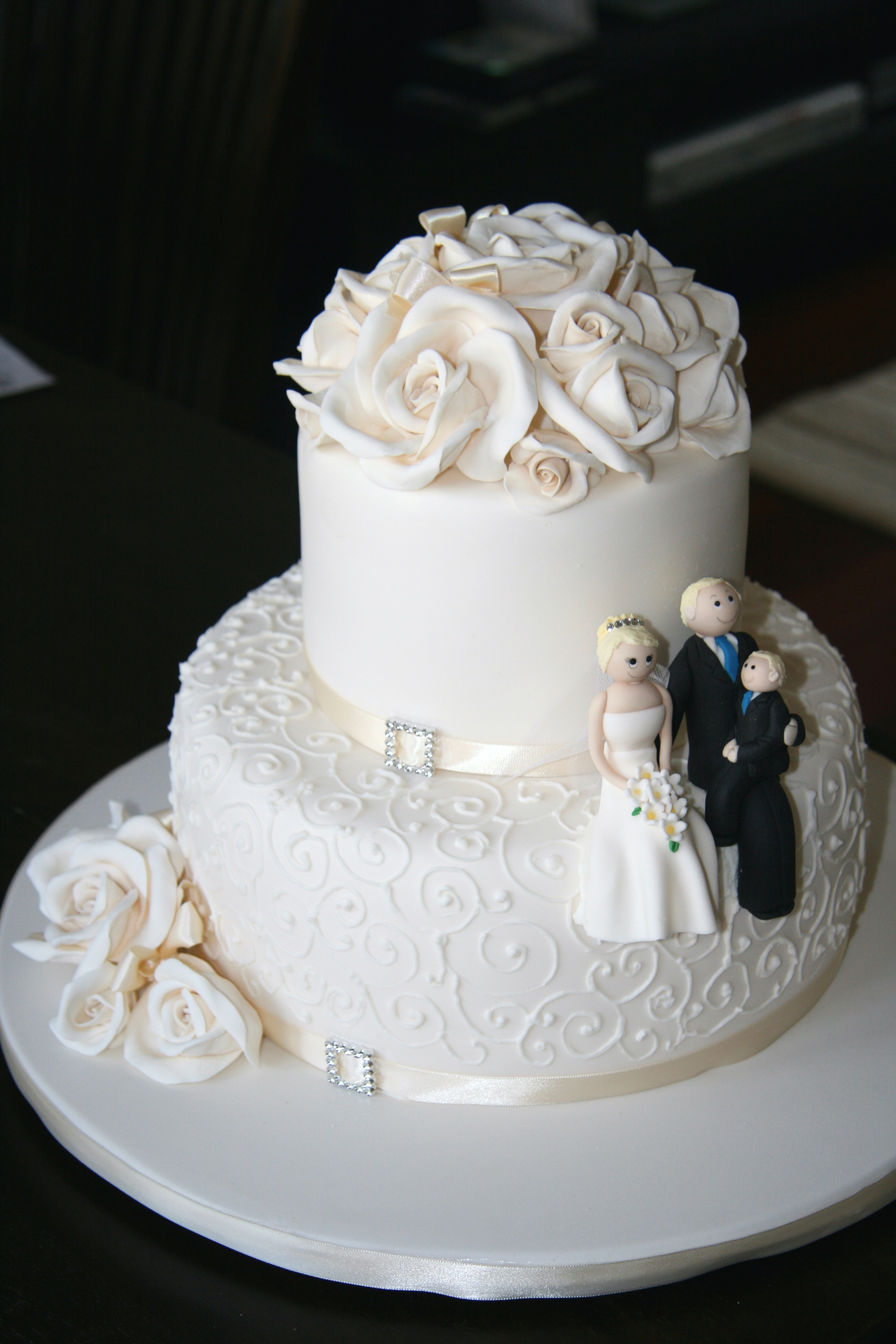 2 Tier Wedding Cake Ideas