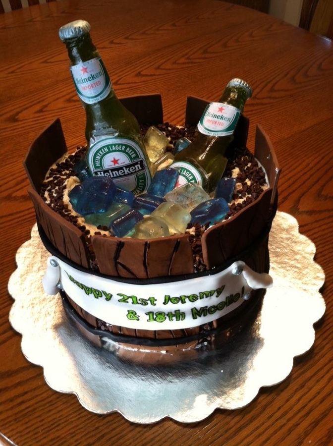 21st Birthday Cake