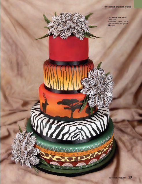 African Cake Designs