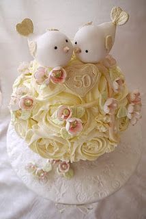 Anniversary Cakes with Birds Anniversary Cakes with Birds