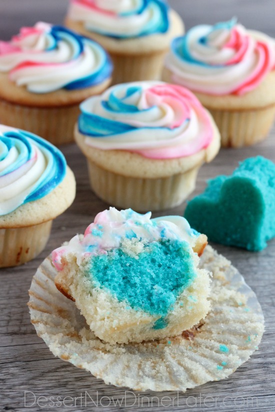 Baby Gender Reveal Cupcake Ideas