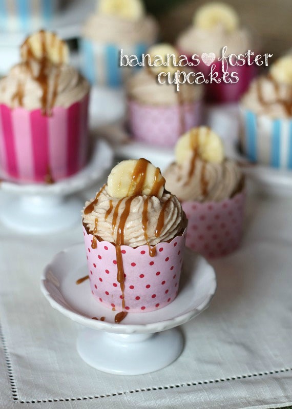 Bananas Foster Cupcakes Bananas Foster Cupcakes