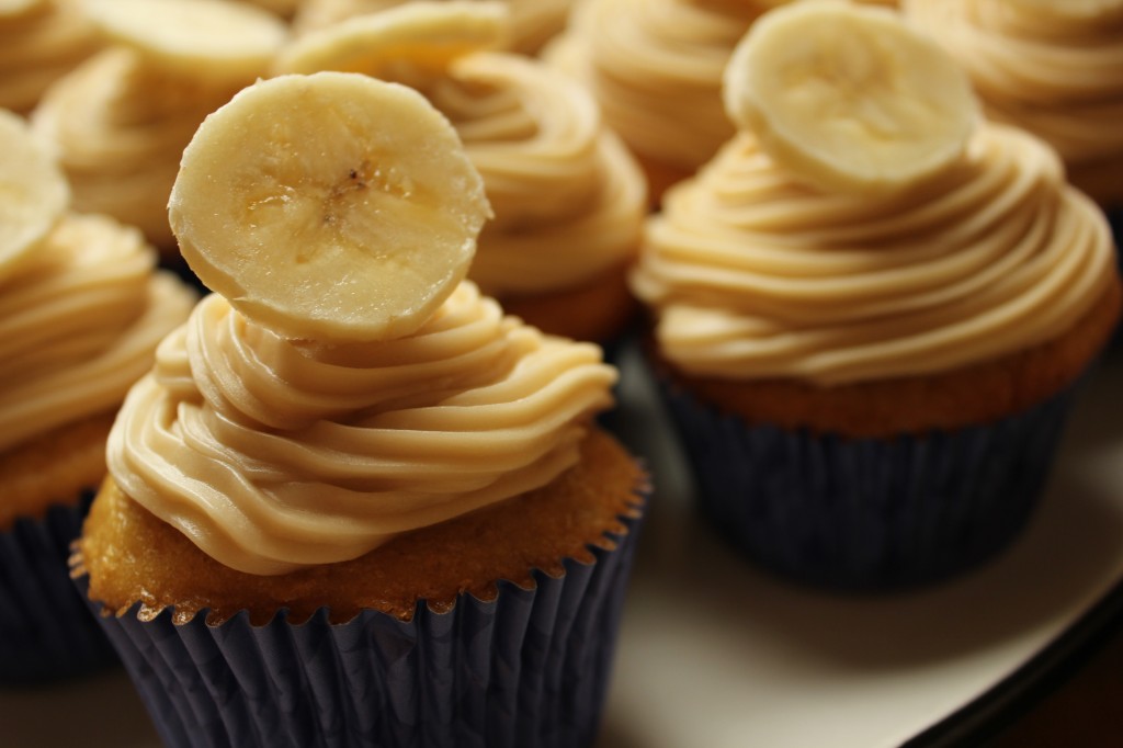 Bananas Foster Cupcakes