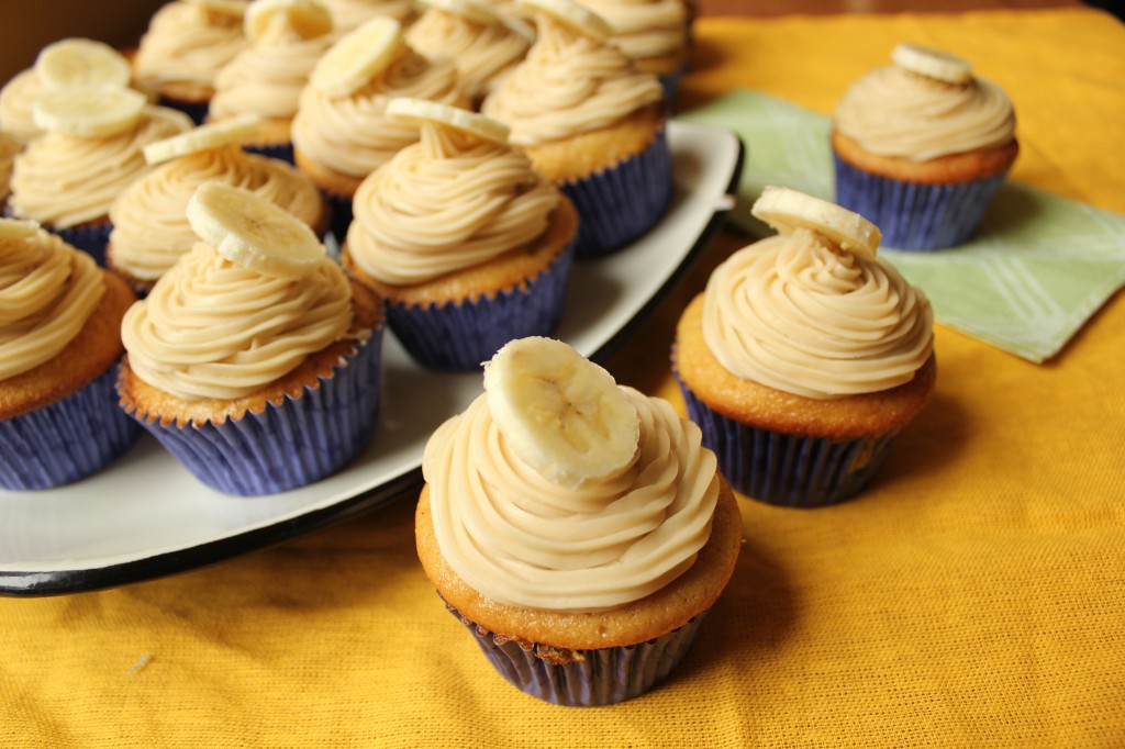 Bananas Foster Cupcakes