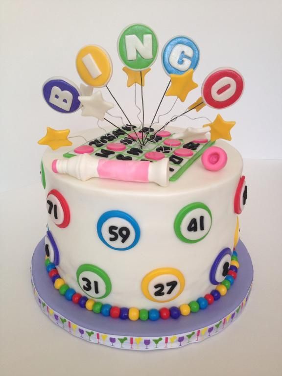 Bingo Birthday Cake Ideas Bingo Birthday Cake Ideas