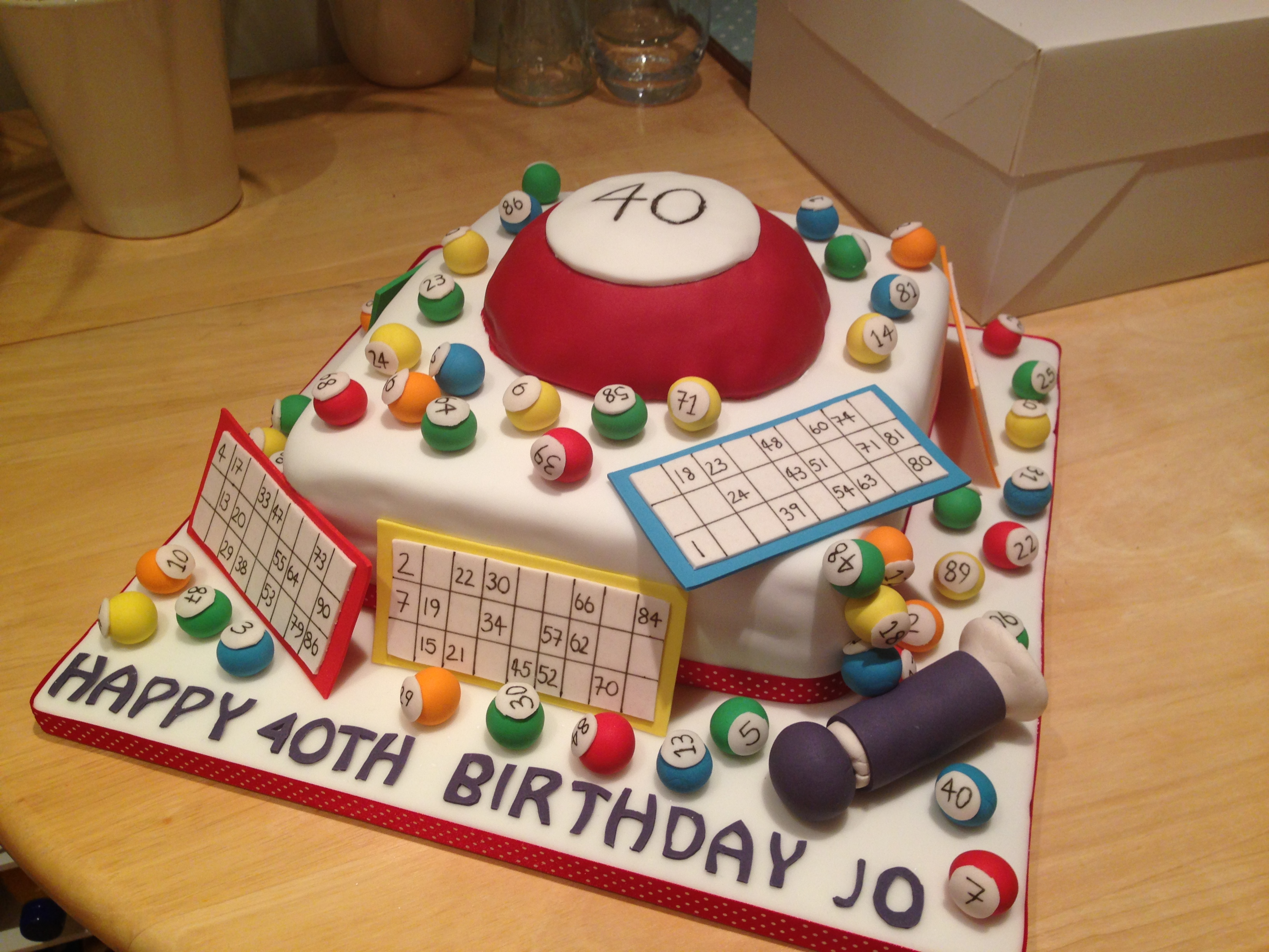Bingo Cake Bingo Cake