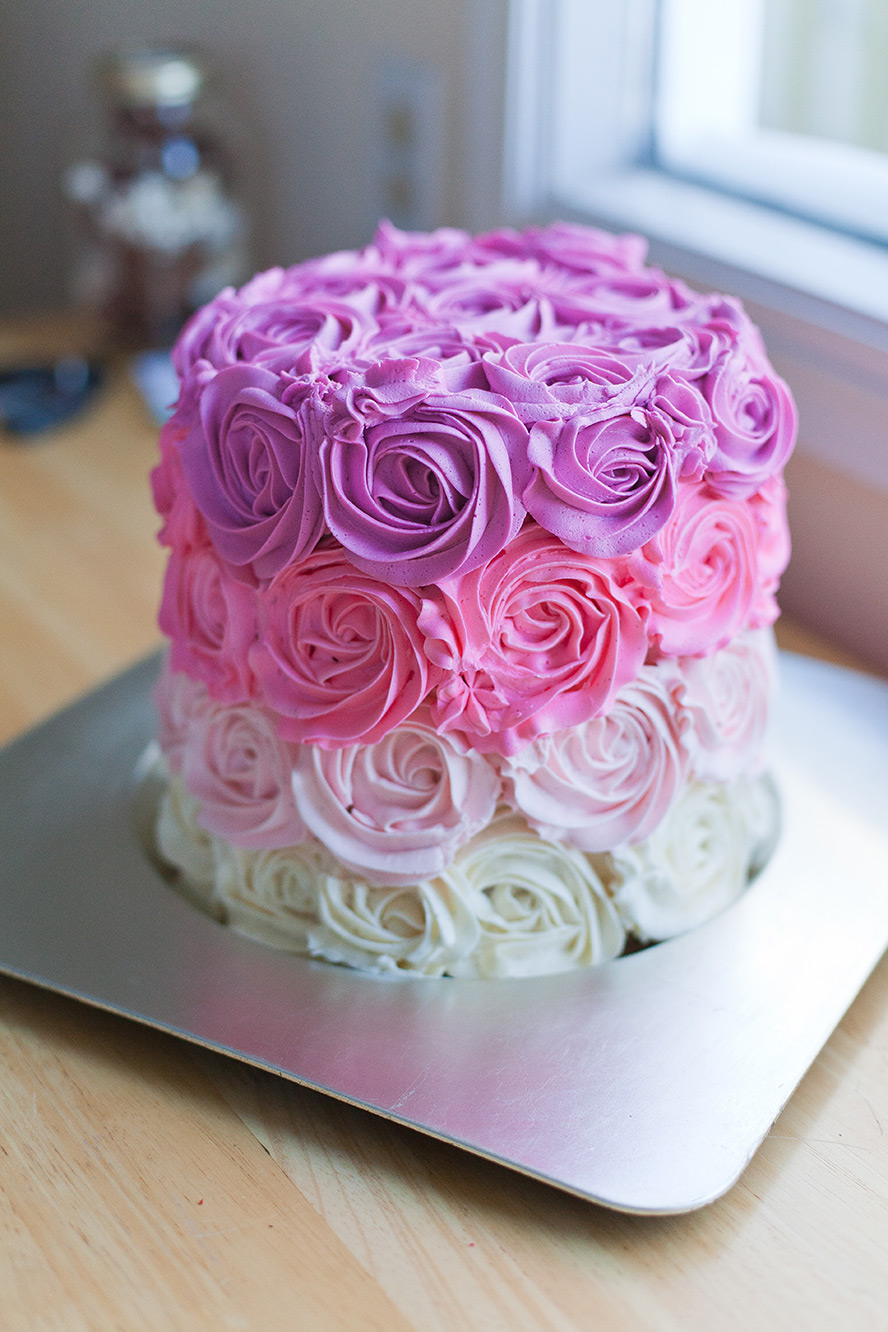 Birthday Rose Cake Tutorial