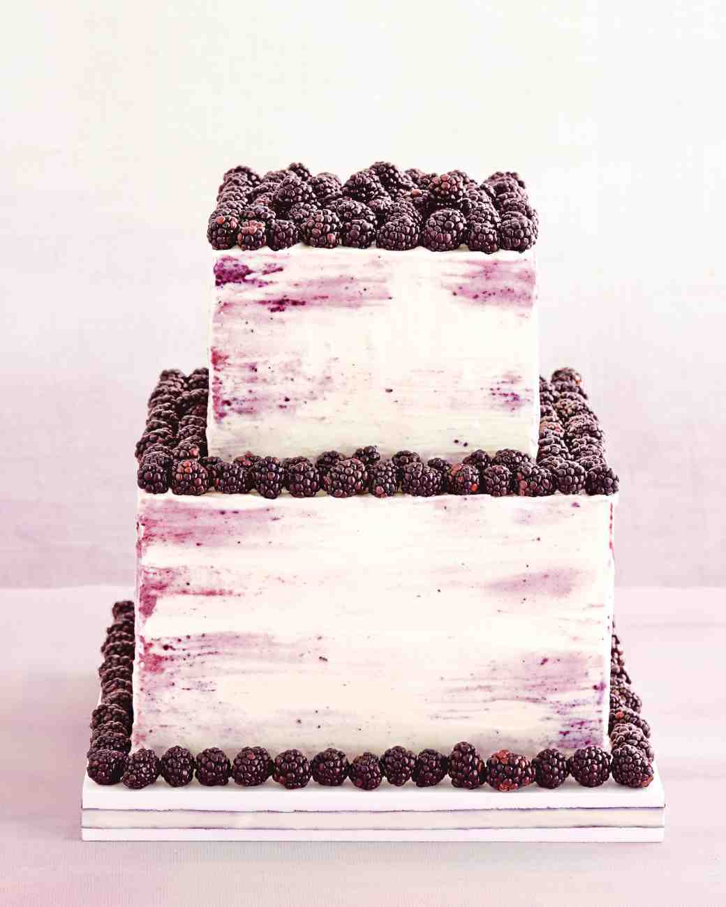 BlackBerry Wedding Cake