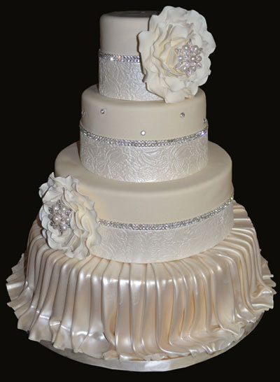 Bling Wedding Cake