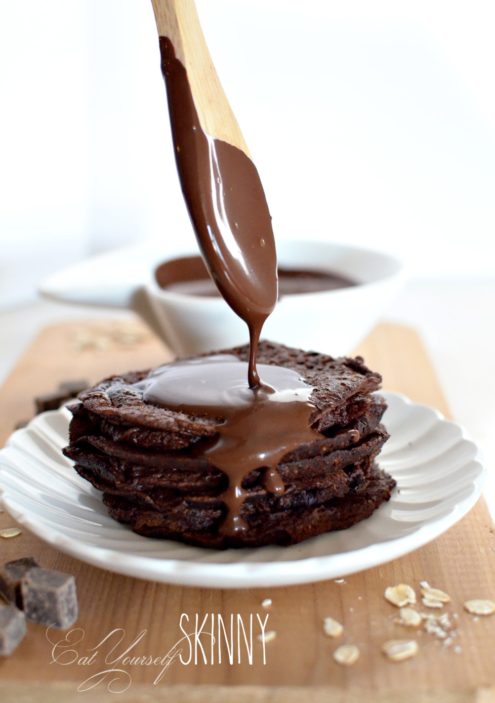 Brownie Batter Pancakes