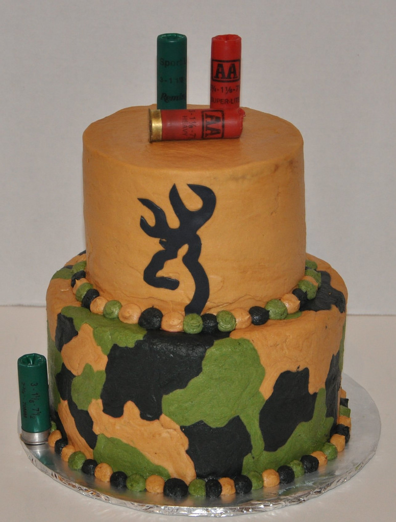 Browning Deer Camo Cake