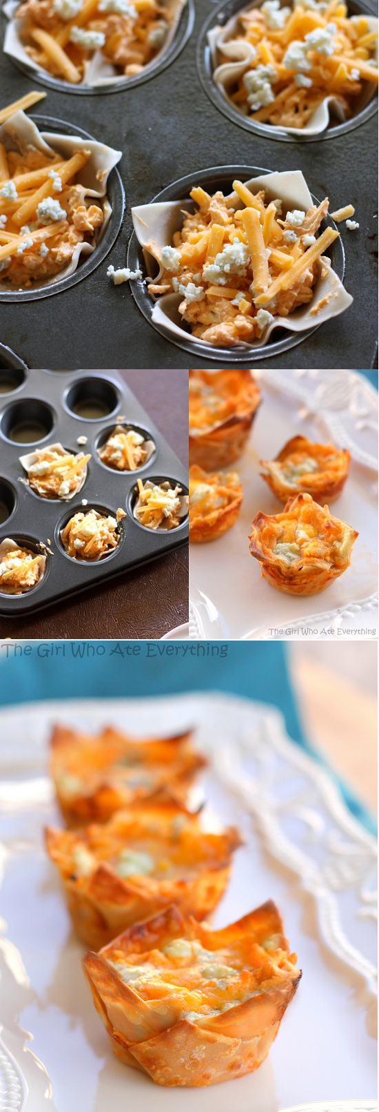 Buffalo Chicken Cupcakes