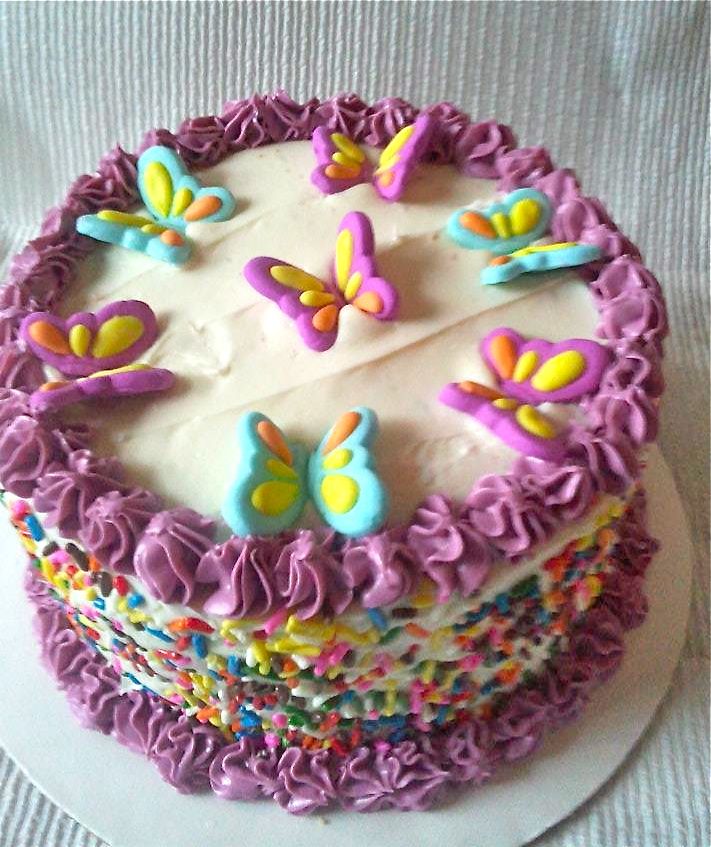 Buttercream Butterfly Cake