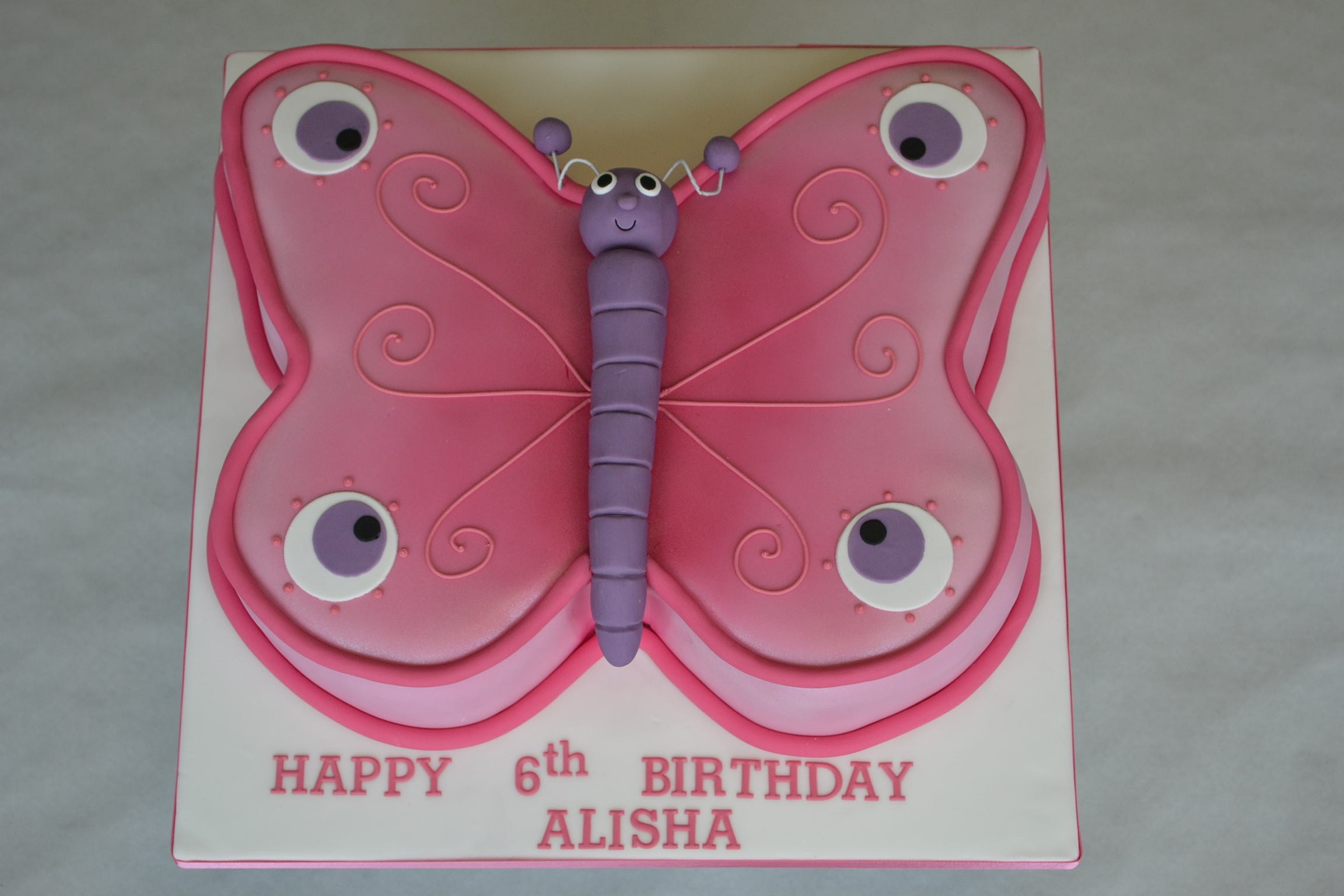 Butterfly Shaped Cake