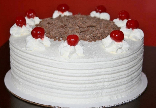 Cake with Whipped Cream Frosting