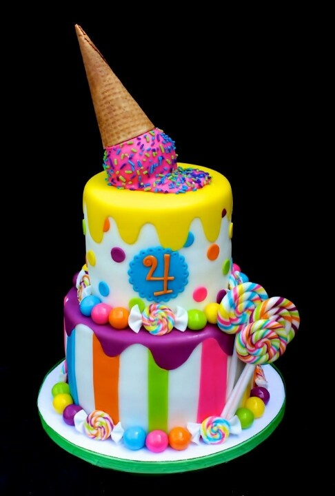 Candy Birthday Cake Ice Cream Candy Birthday Cake Ice Cream