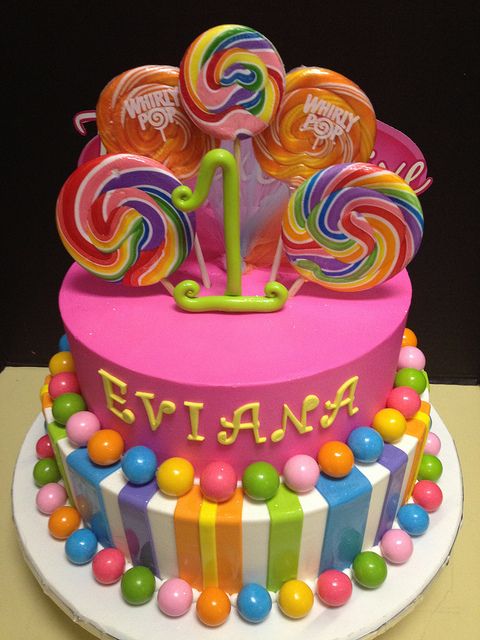 Candy Land Birthday Cake Idea