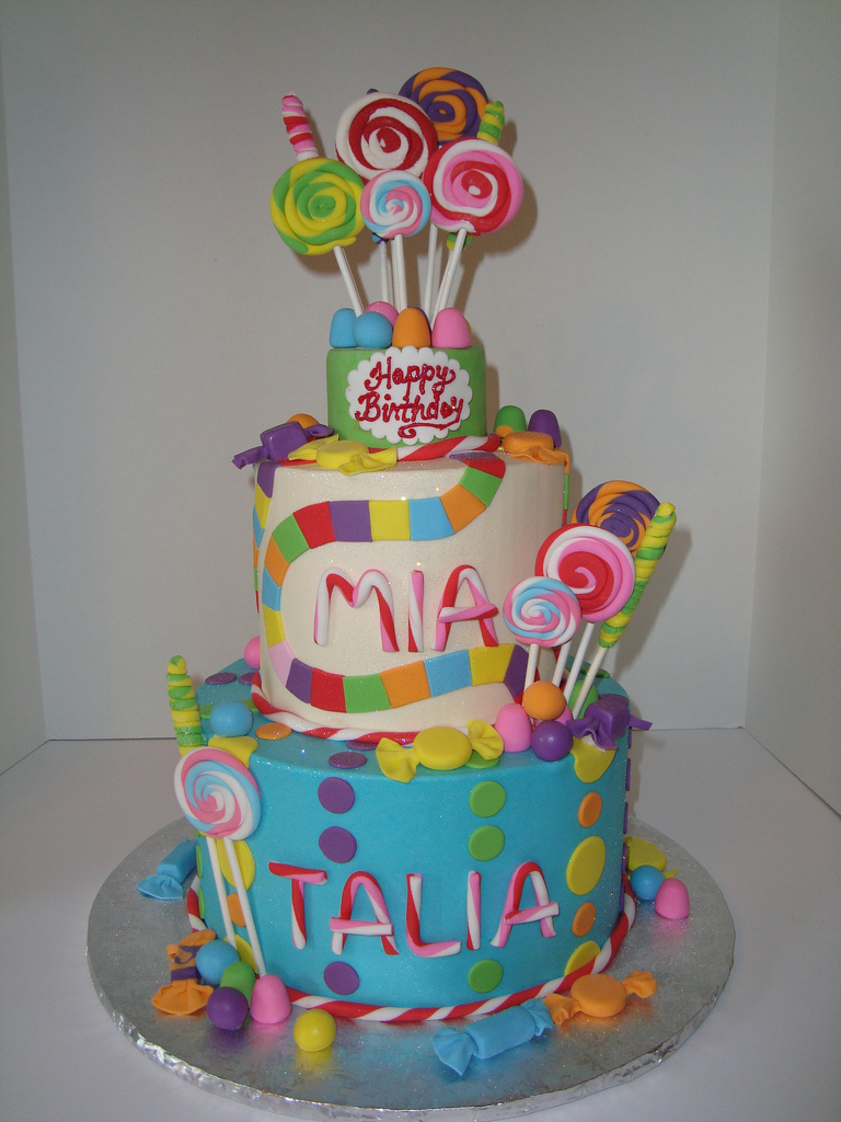 Candy Land Birthday Cake Candy Land Birthday Cake