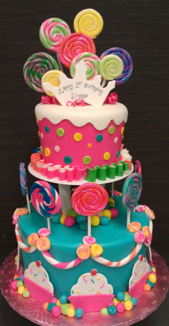 Candyland Birthday Cake Idea Candyland Birthday Cake Idea