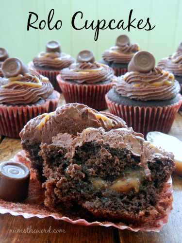 Caramel Chocolate Cupcake with Filling