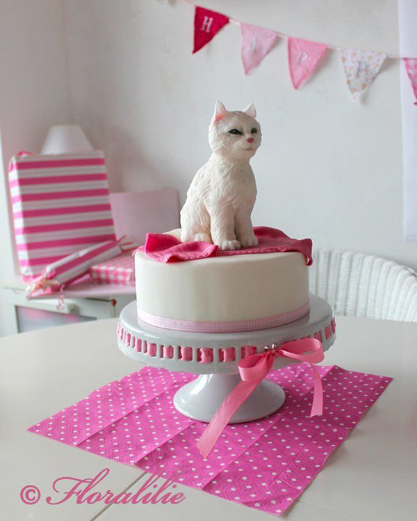 Cat Birthday Cake Cat Birthday Cake