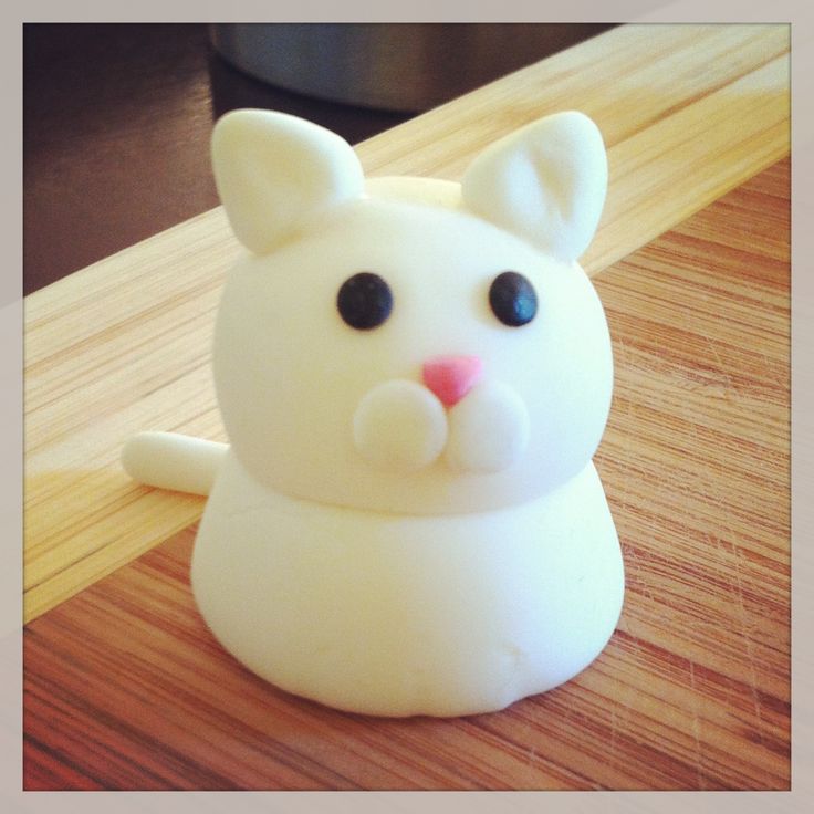 Cat Fondant Cake Topper