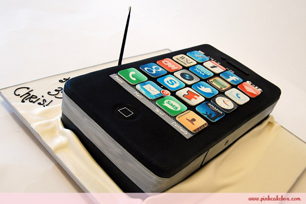 Cell Phone Cake