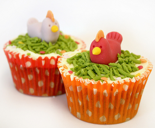 Chicken Cupcake Ideas