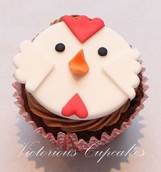 Chicken Easy Animal Cupcakes