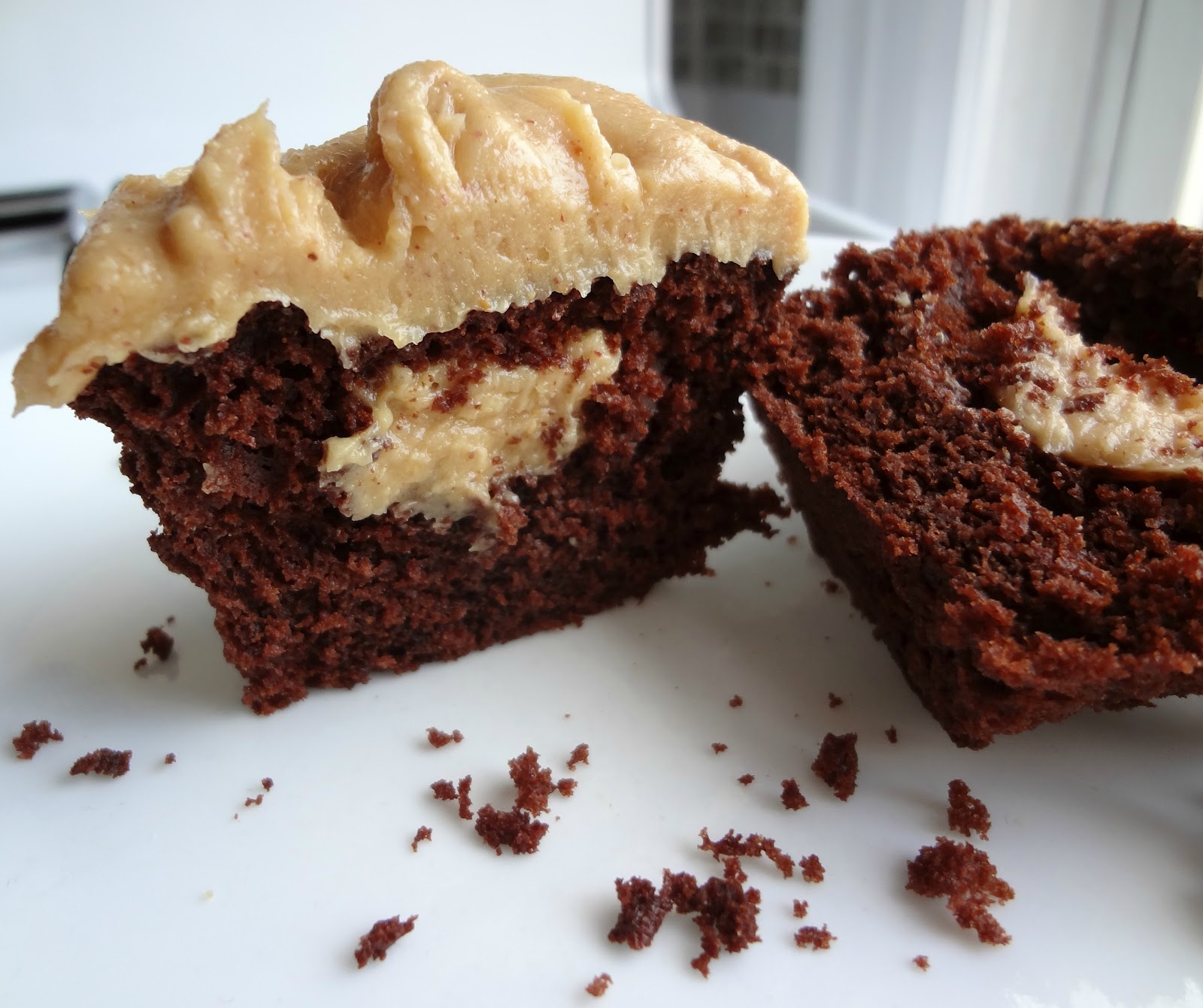 Chocolate Peanut Butter Cupcakes