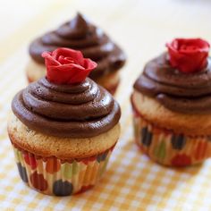 Chocolate Pound Cake Cupcake