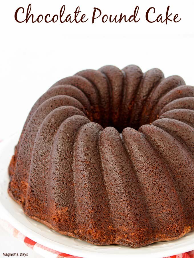 Chocolate Pound Cake Chocolate Pound Cake