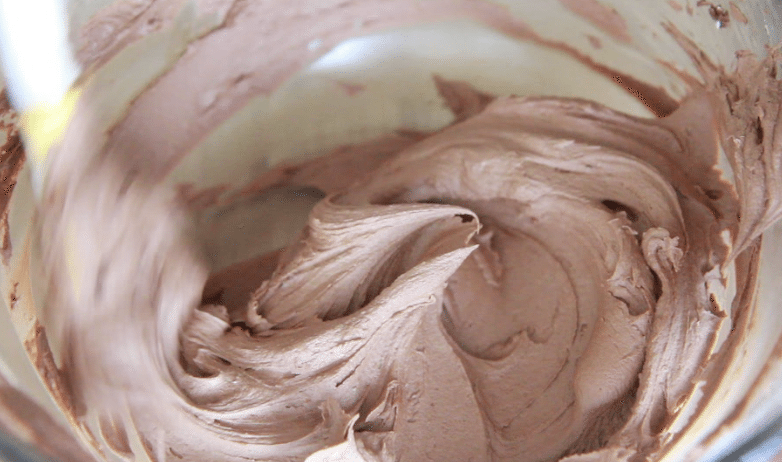 Chocolate Whipped Buttercream Frosting Recipe