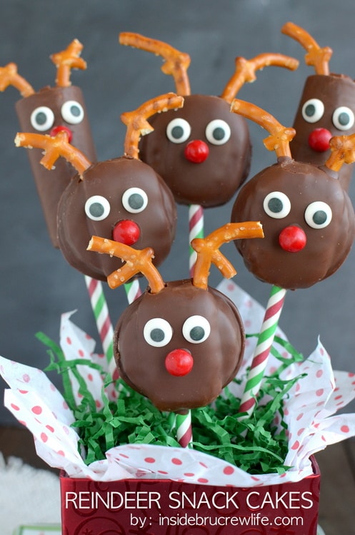 Christmas Reindeer Pretzel Treats