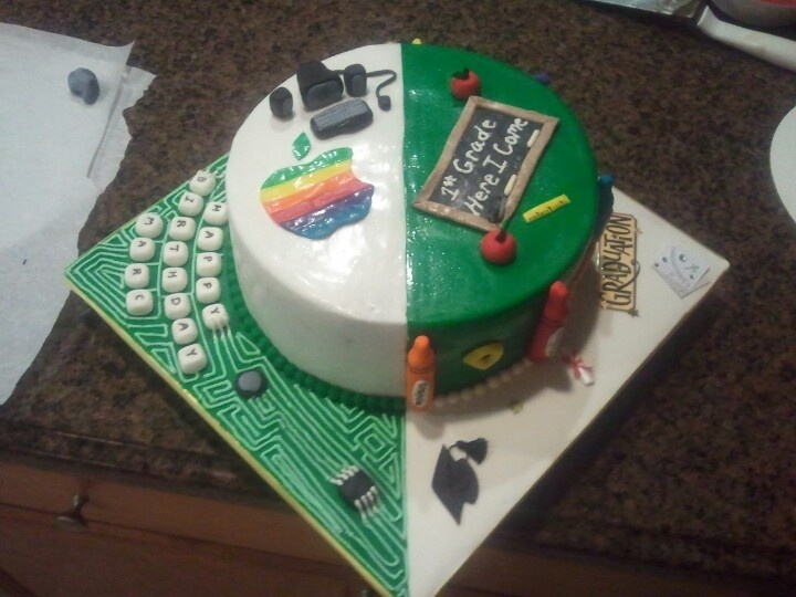 Computer Birthday Cake Ideas