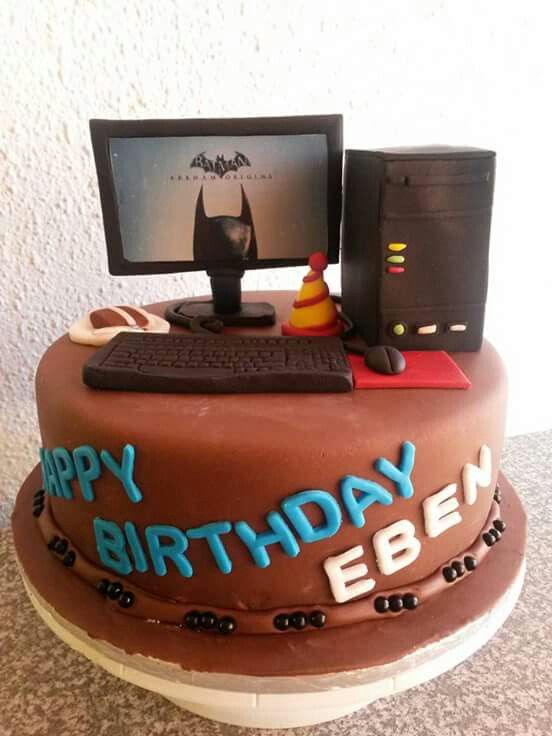 Computer Birthday Cake Ideas