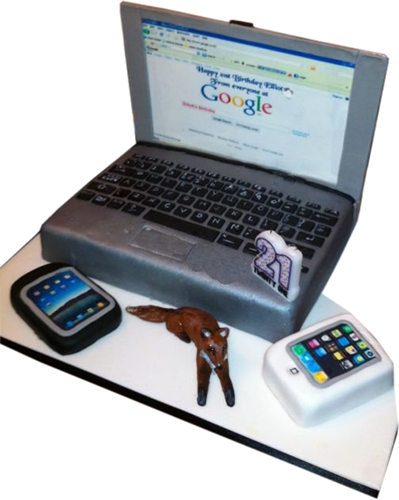 Computer Cake Designs