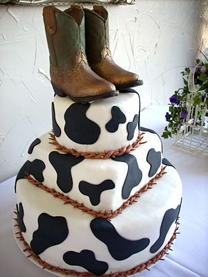 Cowboy Boot Birthday Cake