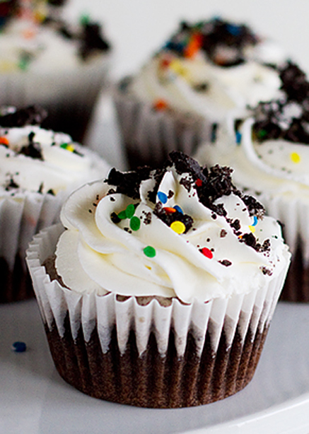 Cupcakes Cookies and Cream Ice Cream