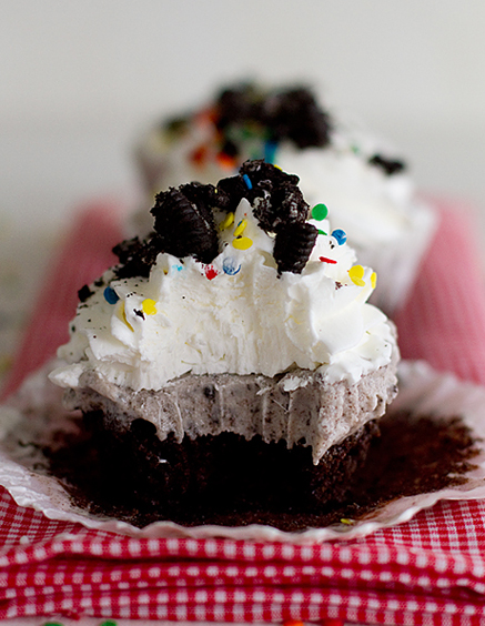 Cupcakes Cookies and Cream Ice Cream