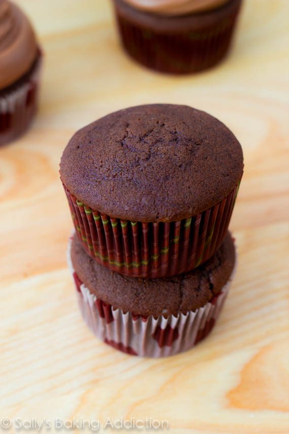 Cupcakes with Chocolate Frosting