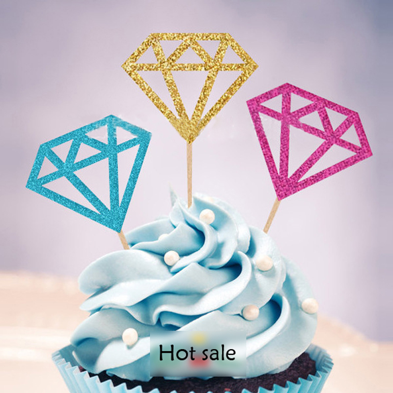 Diamond Ring Cupcake Toppers