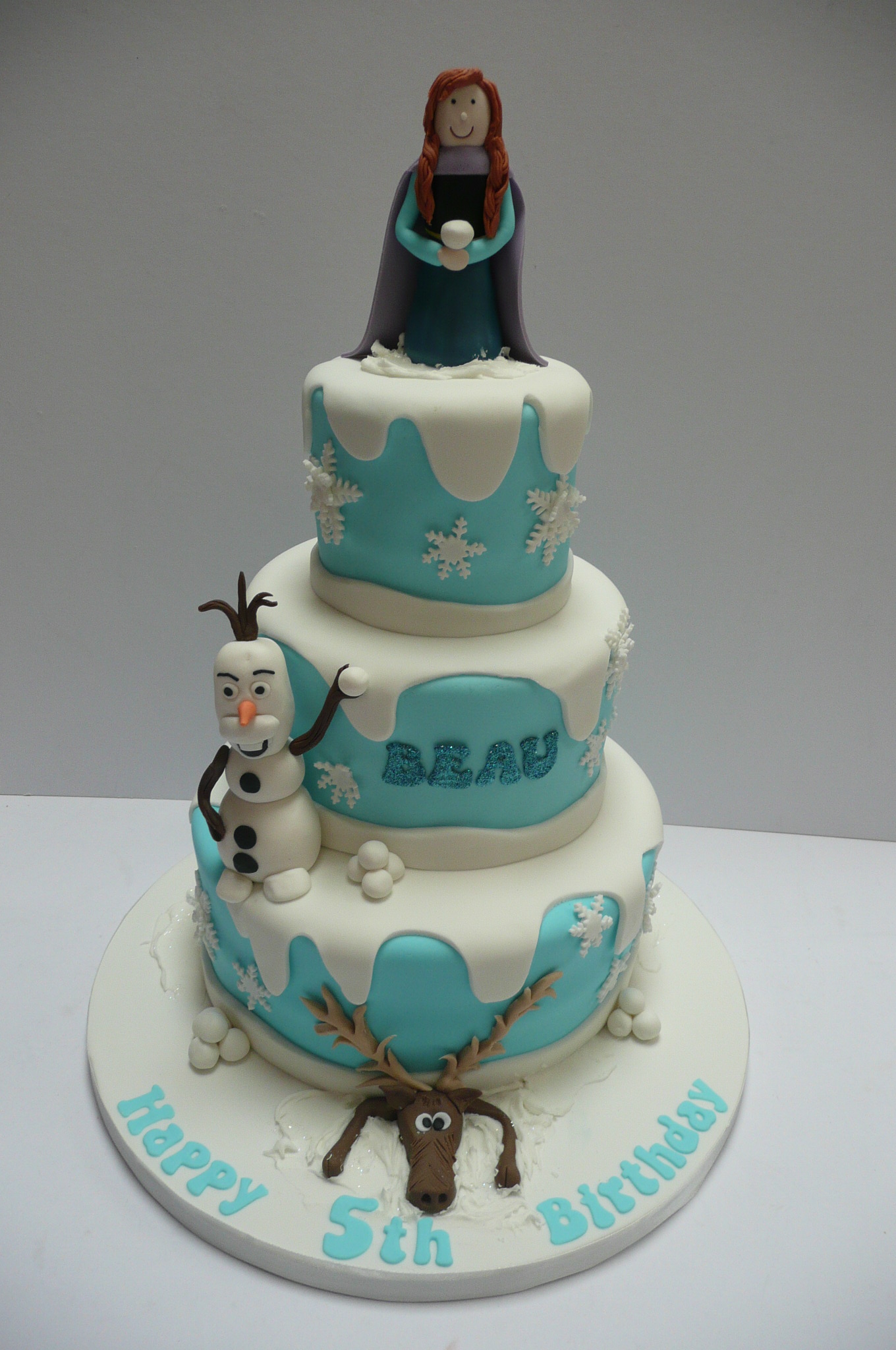 Disney Frozen Birthday Cake 3 Tier